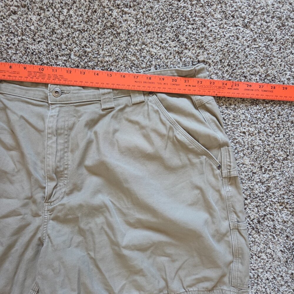 Duluth Trading Flex Fire Hose Shorts Mens 46 Canvas Work Utility 7 Inch Inseam - Picture 5 of 7